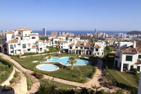 Apartmán Sierra Cortina Apartamento Con Vistas Al Mar Finestrat Exteriér fotografie