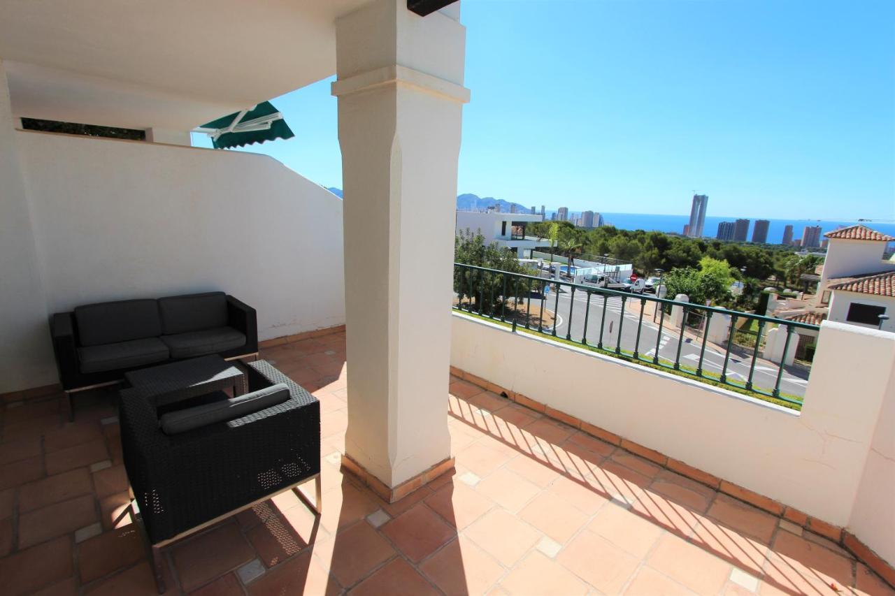 Apartmán Sierra Cortina Apartamento Con Vistas Al Mar Finestrat Exteriér fotografie